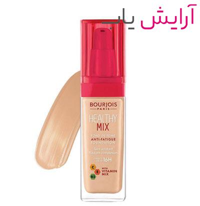 Bourjois Healthy Mix Foundation 54 30ml. کرم پودر بورژوآ سری Healthy Mix شماره 54 حجم 30 میلی لیتر