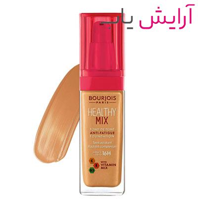 Bourjois Healthy Mix Foundation 58 30ml33 کرم پودر بورژوآ مدل Healthy Mix شماره 58 حجم 30 میلی لیتر