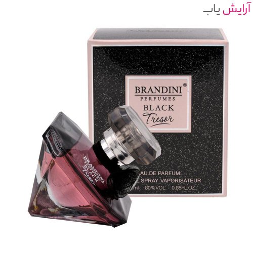 ​عطر زنانه برندینی مدل Tresor Black حجم 25 میل - Brandini Tresor Black Eau De Parfum For Women 25ml