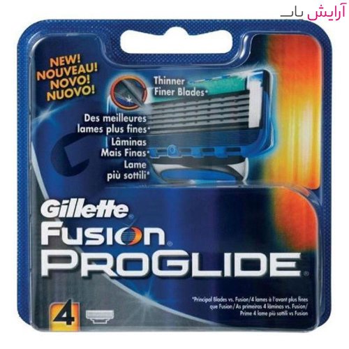 تیغ یدک ژیلت مدل Fusion Proglide بسته 4 عددی - Gillette Fusion Proglide Blades Pack of 4
